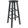 image:imageWinsome Element 2Piece Counter Stool Set 29 in Walnut Classic Backless Bar Chairs for Kitchen amp Dining Room Seating Timeless Essential Furniture for Home Dorm ApartmentsBlack