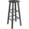 image:imageWinsome Element 2Piece Counter Stool Set 29 in Walnut Classic Backless Bar Chairs for Kitchen amp Dining Room Seating Timeless Essential Furniture for Home Dorm ApartmentsOyster Gray