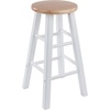 image:imageWinsome Element 2Piece Counter Stool Set 29 in Walnut Classic Backless Bar Chairs for Kitchen amp Dining Room Seating Timeless Essential Furniture for Home Dorm ApartmentsNatural  White
