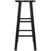 image:imageWinsome Element 2Piece Counter Stool Set 29 in Walnut Classic Backless Bar Chairs for Kitchen amp Dining Room Seating Timeless Essential Furniture for Home Dorm ApartmentsBlack