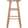 image:imageWinsome Element 2Piece Counter Stool Set 29 in Walnut Classic Backless Bar Chairs for Kitchen amp Dining Room Seating Timeless Essential Furniture for Home Dorm ApartmentsNatural