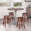 image:imageWinsome Element 2Piece Counter Stool Set Classic Backless Bar Chairs for Kitchen amp Dining Room Seating Timeless Essential Furniture for Home Dorm ApartmentsWalnut