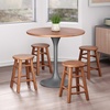 image:imageWinsome Element 2Piece Counter Stool Set Classic Backless Bar Chairs for Kitchen amp Dining Room Seating Timeless Essential Furniture for Home Dorm ApartmentsTeak