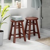 image:imageWinsome Element 2Piece Counter Stool Set Classic Backless Bar Chairs for Kitchen amp Dining Room Seating Timeless Essential Furniture for Home Dorm ApartmentsWalnut