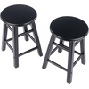 image:imageWinsome Element 2Piece Counter Stool Set Classic Backless Bar Chairs for Kitchen amp Dining Room Seating Timeless Essential Furniture for Home Dorm ApartmentsBlack