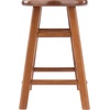 image:imageWinsome Element 2Piece Counter Stool Set Classic Backless Bar Chairs for Kitchen amp Dining Room Seating Timeless Essential Furniture for Home Dorm ApartmentsTeak