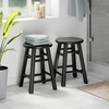 image:imageWinsome Element 2Piece Counter Stool Set Classic Backless Bar Chairs for Kitchen amp Dining Room Seating Timeless Essential Furniture for Home Dorm ApartmentsBlack