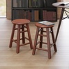 image:imageWinsome Element 2Piece Counter Stool Set Classic Backless Bar Chairs for Kitchen amp Dining Room Seating Timeless Essential Furniture for Home Dorm ApartmentsWalnut