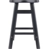 image:imageWinsome Element 2Piece Counter Stool Set Classic Backless Bar Chairs for Kitchen amp Dining Room Seating Timeless Essential Furniture for Home Dorm ApartmentsBlack