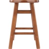 image:imageWinsome Element 2Piece Counter Stool Set Classic Backless Bar Chairs for Kitchen amp Dining Room Seating Timeless Essential Furniture for Home Dorm ApartmentsTeak