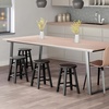 image:imageWinsome Element 2Piece Counter Stool Set Classic Backless Bar Chairs for Kitchen amp Dining Room Seating Timeless Essential Furniture for Home Dorm ApartmentsBlack