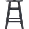 image:imageWinsome Element 2Piece Counter Stool Set Classic Backless Bar Chairs for Kitchen amp Dining Room Seating Timeless Essential Furniture for Home Dorm ApartmentsBlack