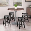 image:imageWinsome Element 2Piece Counter Stool Set Classic Backless Bar Chairs for Kitchen amp Dining Room Seating Timeless Essential Furniture for Home Dorm ApartmentsBlack
