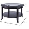 image:imageWinsome Genoa Coffee Table EspressoEspresso