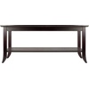 image:imageWinsome Genoa Rectangular Coffee Table with Glass Top And Shelf EspressoCoffee Table