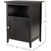image:imageWinsome Henry Nightstand BlackBlack