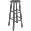 image:imageWinsome Ivy Square Leg Counter Stool 29 in Rustic Light Blue and Walnut Classic Backless Bar Chairs for Kitchen amp Dining Room Seating Timeless Essential Furniture for Home Dorm ApartmentsRustic Gray