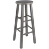 image:imageWinsome Ivy Square Leg Counter Stool 29 in Rustic Light Blue and Walnut Classic Backless Bar Chairs for Kitchen amp Dining Room Seating Timeless Essential Furniture for Home Dorm ApartmentsRustic Gray
