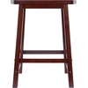 image:imageWinsome Katashi FanShape ExtraWide Bar Stool with Footrest 29 High 20 Wide WalnutCounter Stool