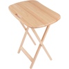 image:imageWinsome Lucca Snack Folding Table Set 228inch x 156inch Oyster Gray 16577Natural