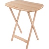image:imageWinsome Lucca Snack Folding Table Set 228inch x 156inch Oyster Gray 16577Natural