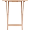 image:imageWinsome Lucca Snack Folding Table Set 228inch x 156inch Oyster Gray 16577Natural