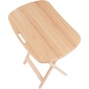 image:imageWinsome Lucca Snack Folding Table Set 228inch x 156inch Oyster Gray 16577Natural