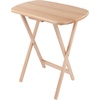 image:imageWinsome Lucca Snack Folding Table Set 228inch x 156inch Oyster Gray 16577Natural