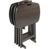 image:imageWinsome Lucca Snack Folding Table Set 228inch x 156inch Oyster Gray 16577Oyster Gray