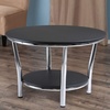 image:imageWinsome Maya 187 x 2933 x 2933Inch Medium Density Fiber Round Coffee Table Black 93230