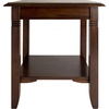 image:imageWinsome Nolan End Table 20 Wide 22 Tall for Living Room Bedroom CappuccinoOccasional Table