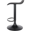 image:imageWinsome Obsidion Round Tall Pub Table Set of 2 in Black Small High Top Circle Bar Style Cocktail or Bistro Table for Kitchen Breakfast Nook Dining Area Accent Furniture