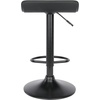 image:imageWinsome Obsidion Round Tall Pub Table Set of 2 in Black Small High Top Circle Bar Style Cocktail or Bistro Table for Kitchen Breakfast Nook Dining Area Accent Furniture