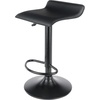image:imageWinsome Obsidion Round Tall Pub Table Set of 2 in Black Small High Top Circle Bar Style Cocktail or Bistro Table for Kitchen Breakfast Nook Dining Area Accent Furniture