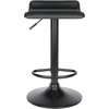 image:imageWinsome Obsidion Round Tall Pub Table Set of 2 in Black Small High Top Circle Bar Style Cocktail or Bistro Table for Kitchen Breakfast Nook Dining Area Accent Furniture