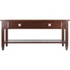image:imageWinsome Richmond 2053inch x 40inch x 1811inch Wood Coffee Table Tapered Leg Brown94140