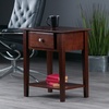 image:imageWinsome Rochester Accent Table Classic Bedside Nightstand with Drawer and Shelf End Table with Storage for Couches in Living Room Functional Furniture for Bedroom OfficeTable