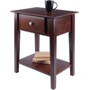 image:imageWinsome Rochester Accent Table Classic Bedside Nightstand with Drawer and Shelf End Table with Storage for Couches in Living Room Functional Furniture for Bedroom OfficeTable