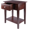 image:imageWinsome Rochester Accent Table Classic Bedside Nightstand with Drawer and Shelf End Table with Storage for Couches in Living Room Functional Furniture for Bedroom OfficeTable