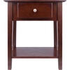 image:imageWinsome Rochester Accent Table Classic Bedside Nightstand with Drawer and Shelf End Table with Storage for Couches in Living Room Functional Furniture for Bedroom OfficeTable