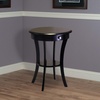 image:imageWinsome Sasha Round Accent Table with Drawer and Shelf for Living Room Bedroom BlackBlack
