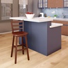 image:imageWinsome Scalera Ladder Back Swivel Bar Stool 30 in Walnut Finish Solid Wood