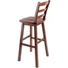 image:imageWinsome Scalera Ladder Back Swivel Bar Stool 30 in Walnut Finish Solid Wood