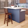 image:imageWinsome Scalera Ladder Back Swivel Bar Stool 30 in Walnut Finish Solid Wood