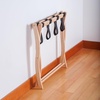 image:imageWinsome Scarlett Luggage Rack in Walnut Sturdy Folding Suitcase and Bag Stand for Guest Room Bedroom Must Have Foldable Storage Essential for Guests Small Businesses HomeNatural