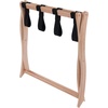 image:imageWinsome Scarlett Luggage Rack in Walnut Sturdy Folding Suitcase and Bag Stand for Guest Room Bedroom Must Have Foldable Storage Essential for Guests Small Businesses HomeNatural