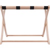 image:imageWinsome Scarlett Luggage Rack in Walnut Sturdy Folding Suitcase and Bag Stand for Guest Room Bedroom Must Have Foldable Storage Essential for Guests Small Businesses HomeNatural