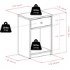 image:imageWinsome Squamish Night Stand BlackBlack