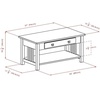 image:imageWinsome Stafford Coffee Table Oyster Gray