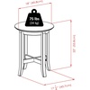 image:imageWinsome Toby Round End Table Small Practical and Elegant Round Table for Bedroom Den or Living Room Stylish Furniture Essentials for New Homes Apartments